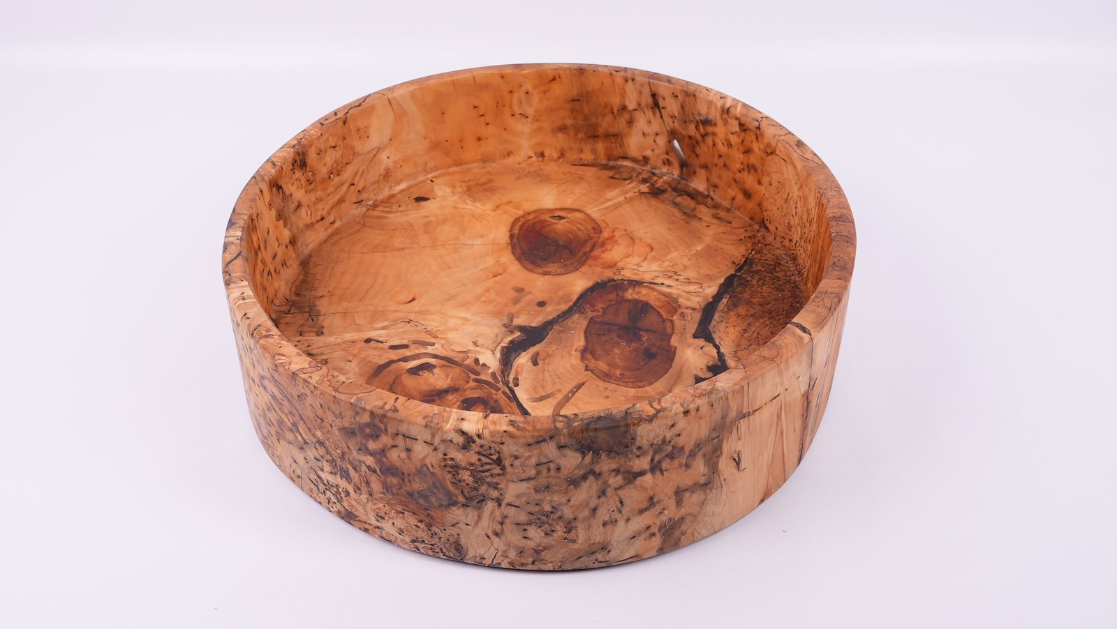 Curly Maple Bowl with Epoxy Resin
