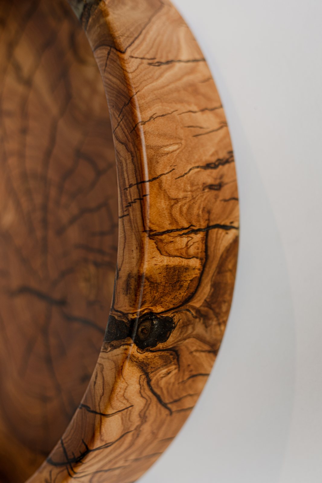 Wild Olive Wood Bowl with Epoxy Resin